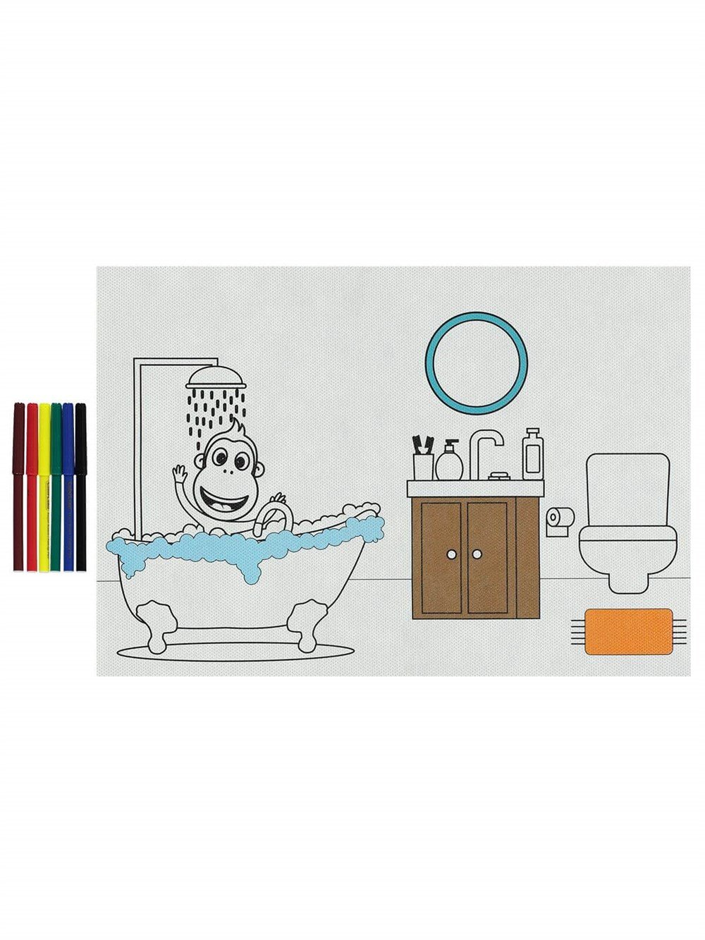 Kukuli Kumaş Mat Boyama Bubu KUKI ACS002