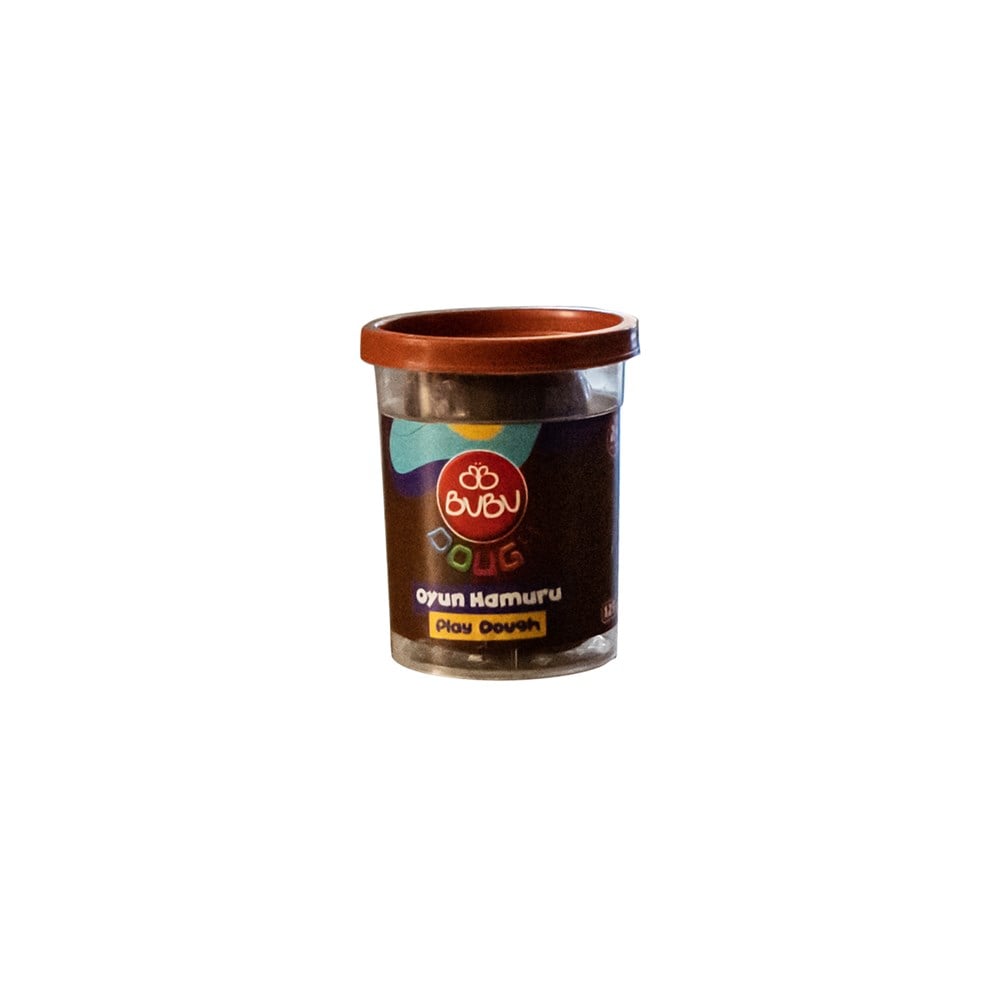 Bubu Tekli Oyun Hamuru 125 gr Kahverengi Bubu OHS003 KH