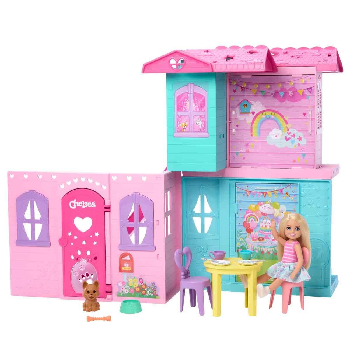 BARBIE CHELSEA ACILIR BEBEK EVI OYUN SETI JFW49 Diğer JFW49
