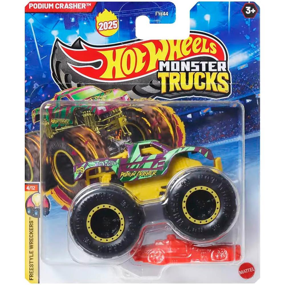 HOT WHEELS MONSTER TRUCKS 1:64 ARABA PODIUM CRASHER FYJ44-JCF01 Diğer JCF01