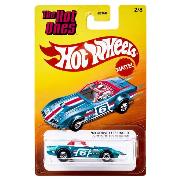 HOT WHEELS THE HOT ONES DIE CAST 69 CORVETTE RACER JBY68-JKX41 Diğer JKX41