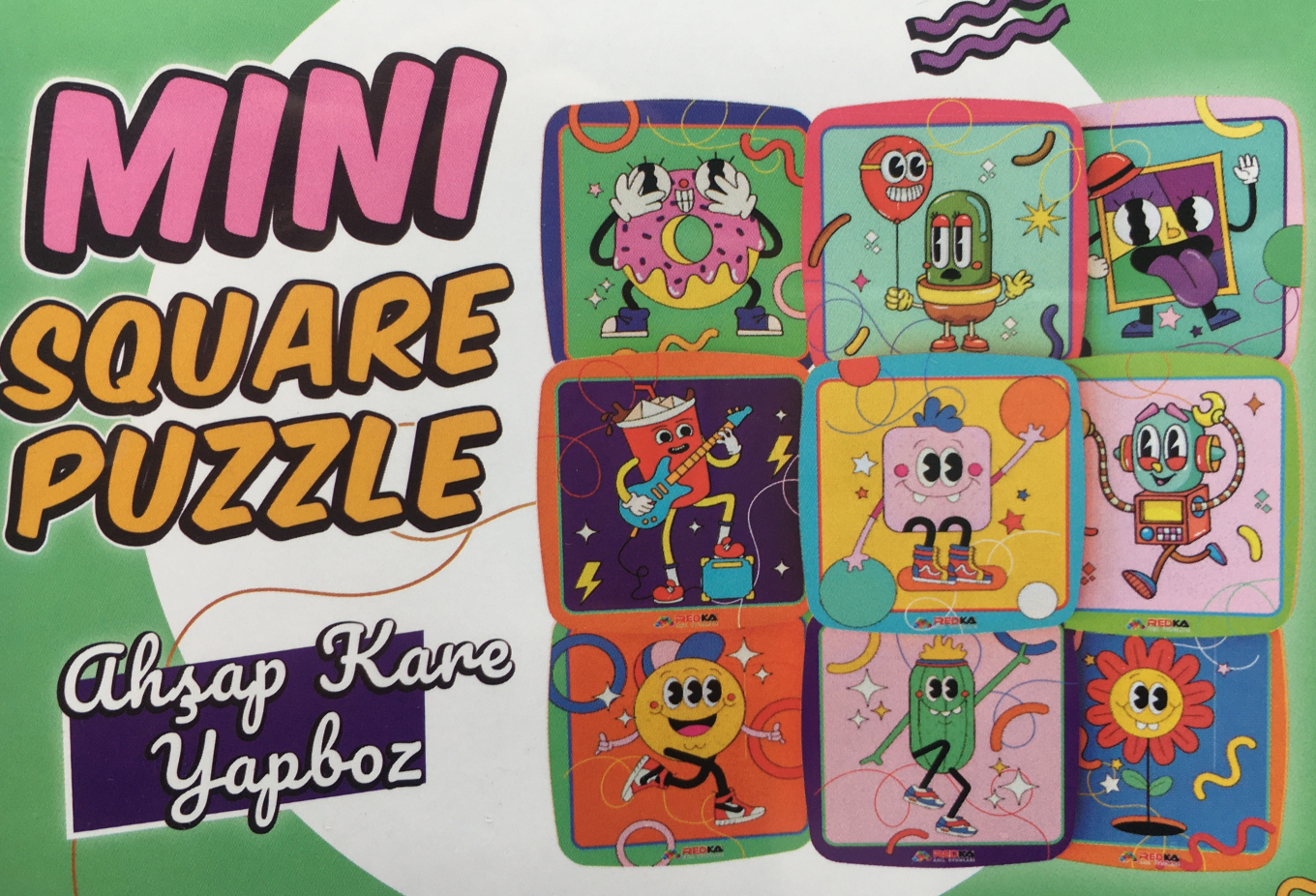 Redka Ahşap Kare Puzzle Redka RD5637