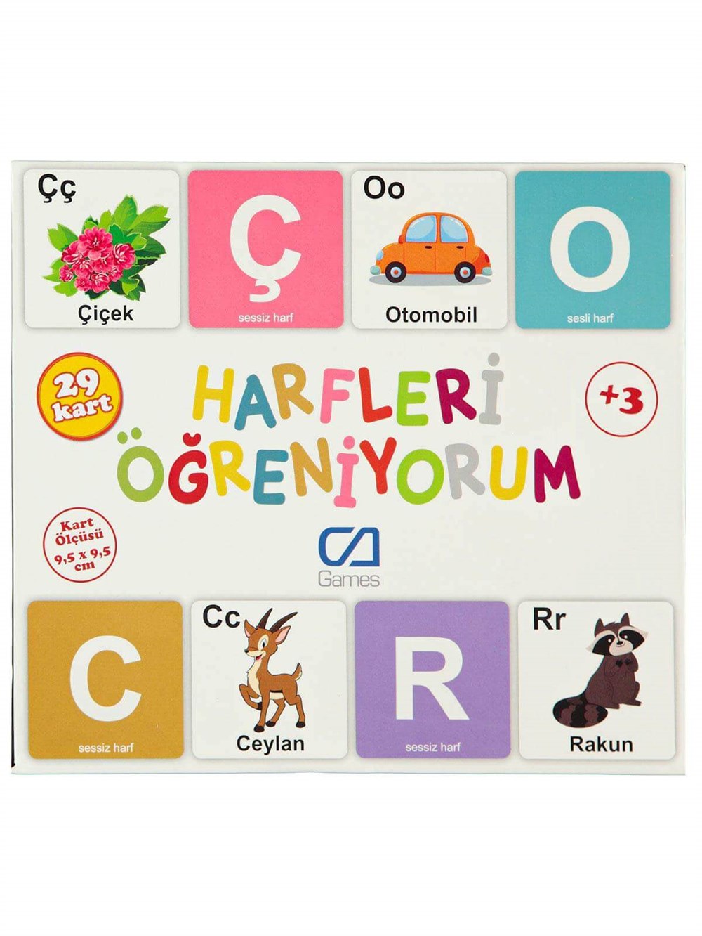 EGITICI OYUN KARTLARI HARFLERI OGRENIYORUM Ca Games CA 5042