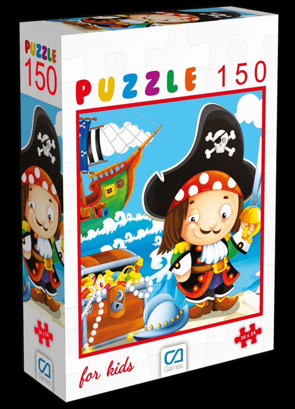 Ca Games Korsan 150 Parça Puzzle Ca Games CA.6100