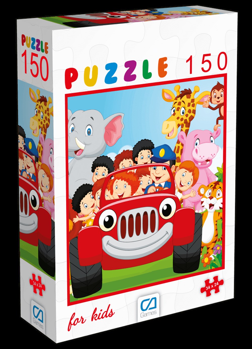 Ca Games Hayvanlar 150 Parça Puzzle Ca Games CA.6103