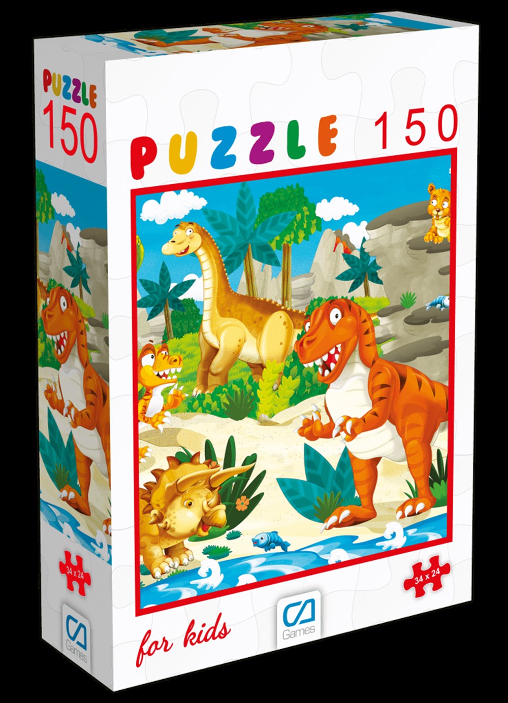 Ca Games Dinazorlar 150 Parça Puzzle Ca Games CA.6104