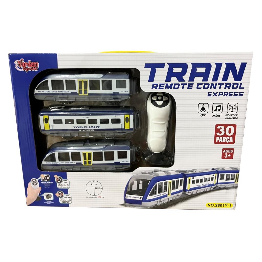 UZAKTAN KUMANDALI 30 PARCA ISIKLI 176 CM TREN SETI Diğer LE 2801Y 1