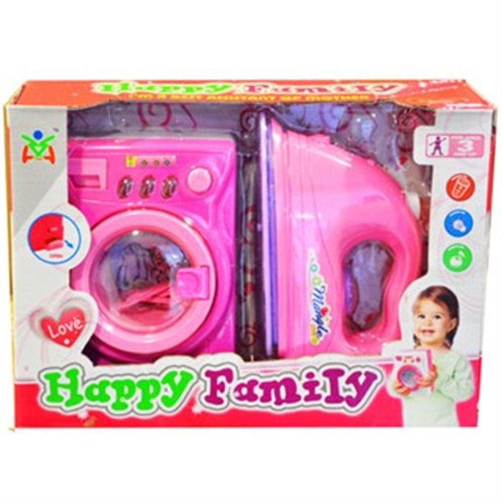 Pilli Çamaşır Makinesi Ve Ütü Set