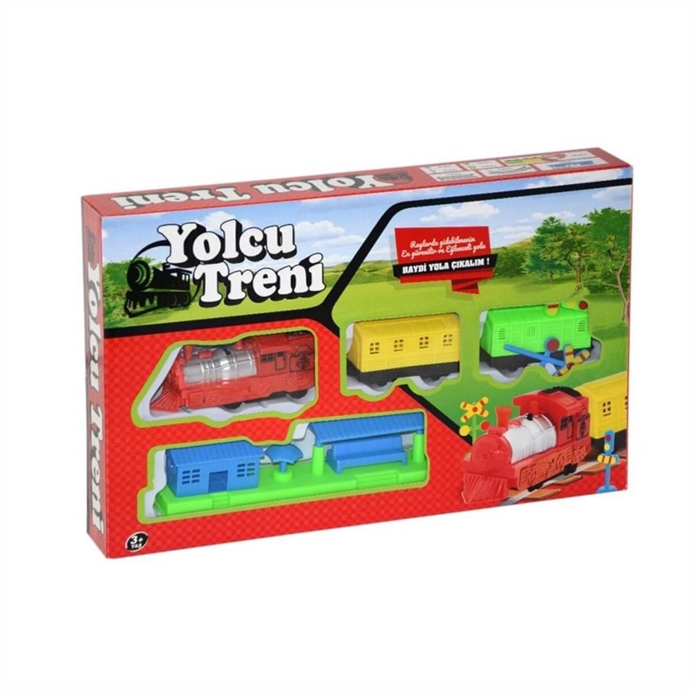 Kutulu Pilli Istasyonlu Tren Seti Canem Oyuncak CAN 3600 1