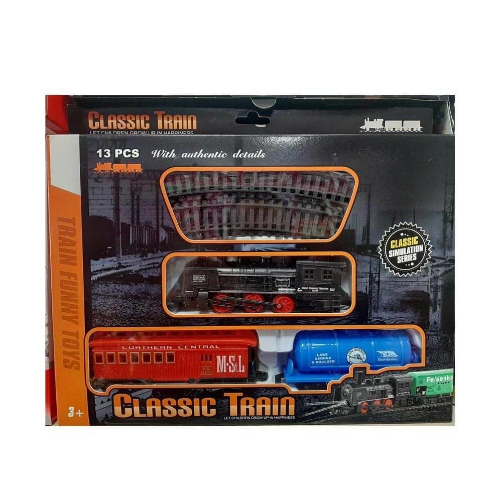 19 Parça Kutulu Pilli Tren Seti Canem Oyuncak CAN TL19