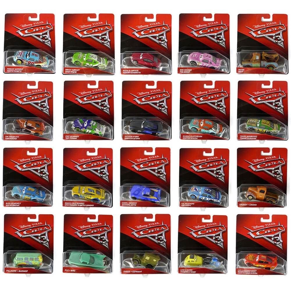 Cars 3 Tekli Karakter Araçlar DVX29 Cars DXV29