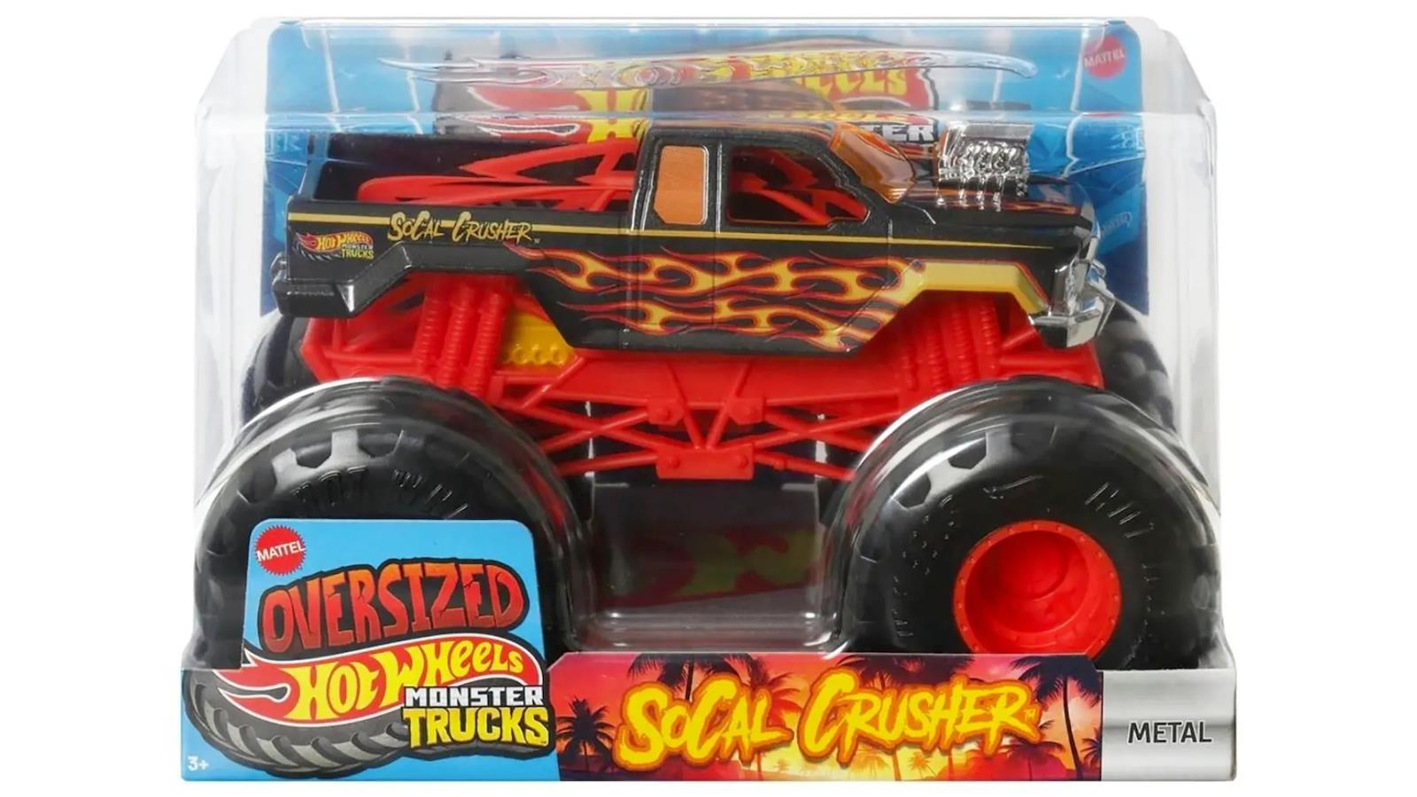 HOT WHEELS MONSTER TRUCKS 1:24 SOCAL CRUSHER FYJ83-JCC86 Diğer JCC86