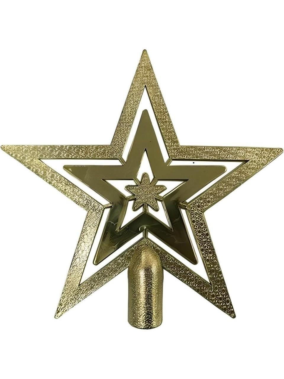 MISTIQUE YILBASI AGAC TEPESI ICICE ALTIN 18 CM Diğer 179 99 545454