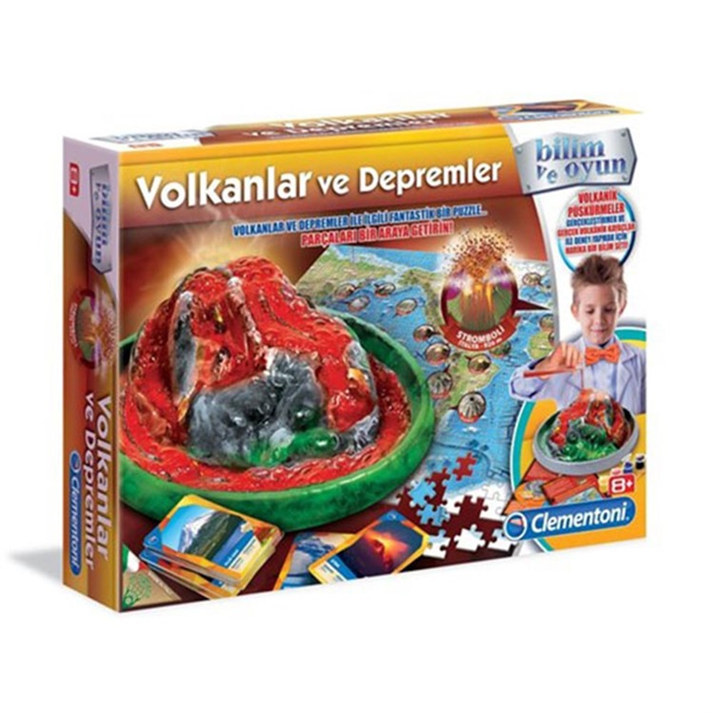 Clementoni Deney Seti Volkanlar ve Depremler Clementoni 528030125