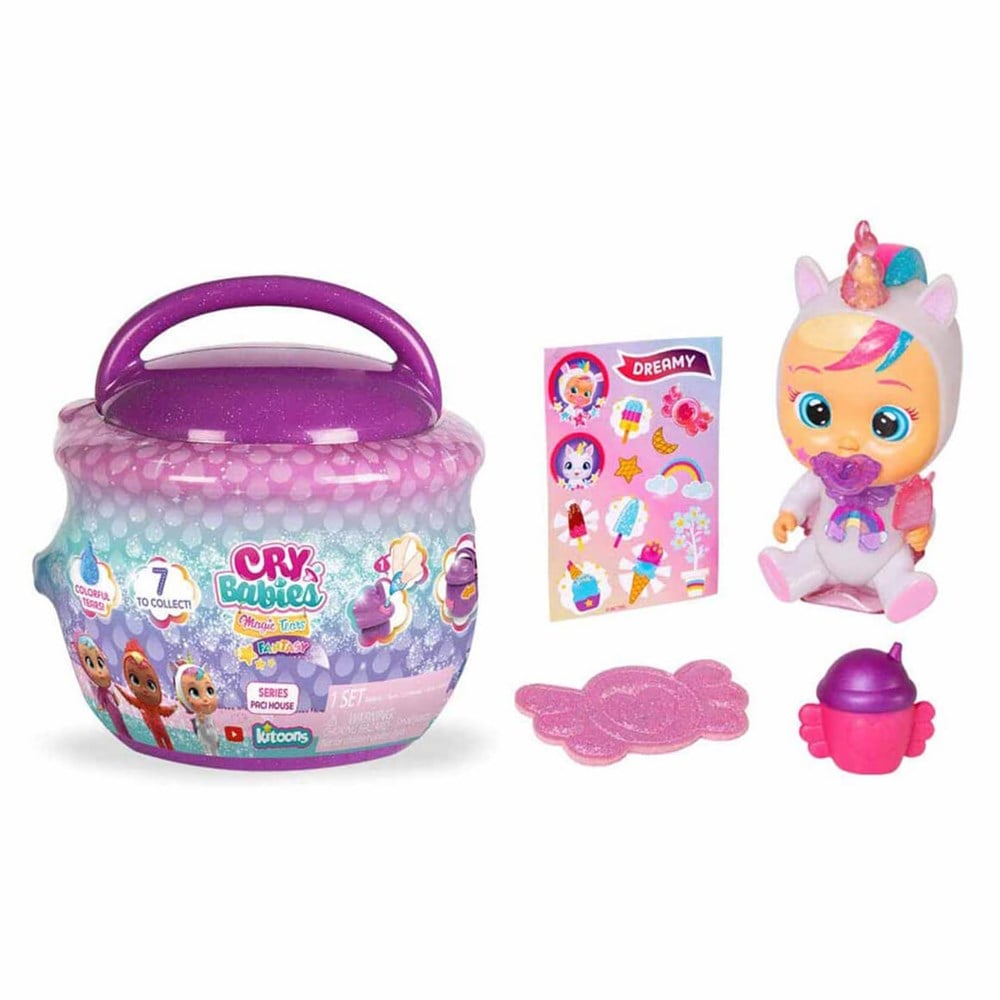 Cry Babies Magic Tears Fantasy Paci Evler Mor CYM02000 Cry Babies CYM02000 M