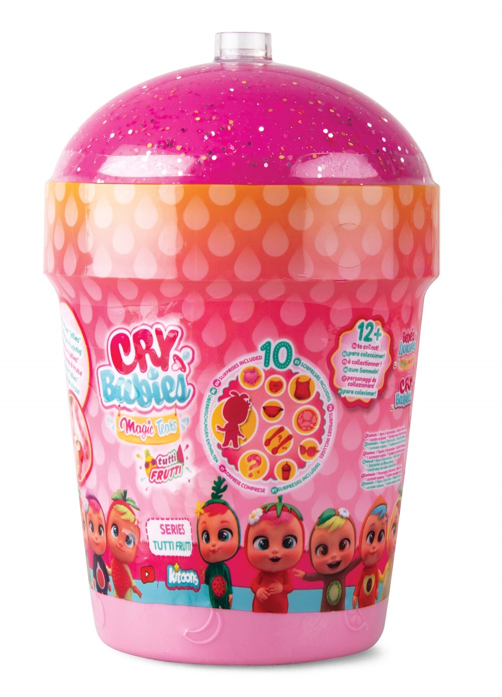 Cry Babies Magic Tears Tutti Frutti W1 CDU9-93355 - Pembe Cry Babies CYM06000 P