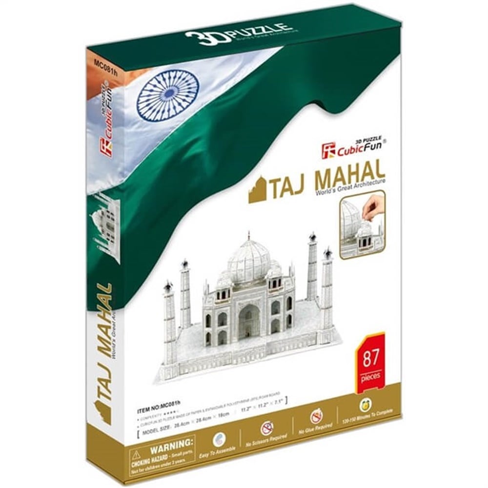 Cubic Fun 3D 87 Parça Puzzle Taj Mahal - Hindistan