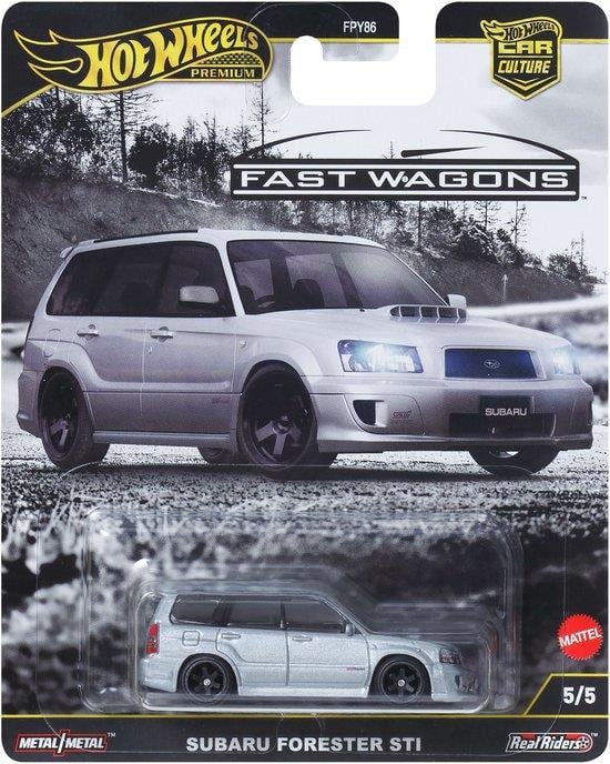 HOT WHEELS PREMIUM CAR CULTURE FAST WAGON SUBARU FORESTER STI FPY86-JBK87 Diğer JBK87