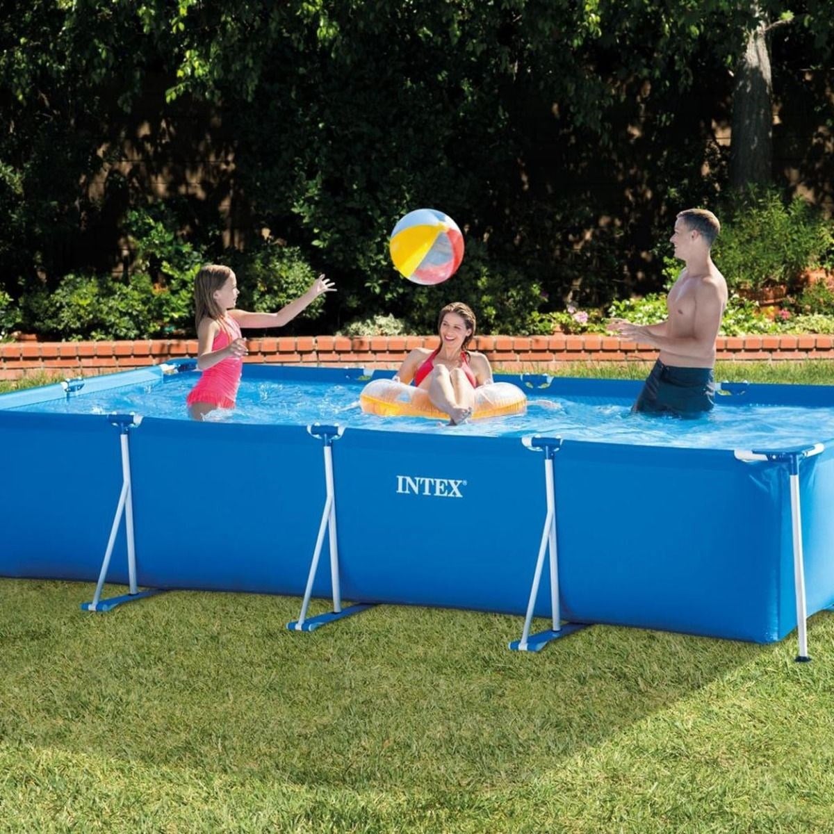 Intex Dikdörtgen Prefabrik Aile Havuzu 450x220x84 Cm Intex IH28273