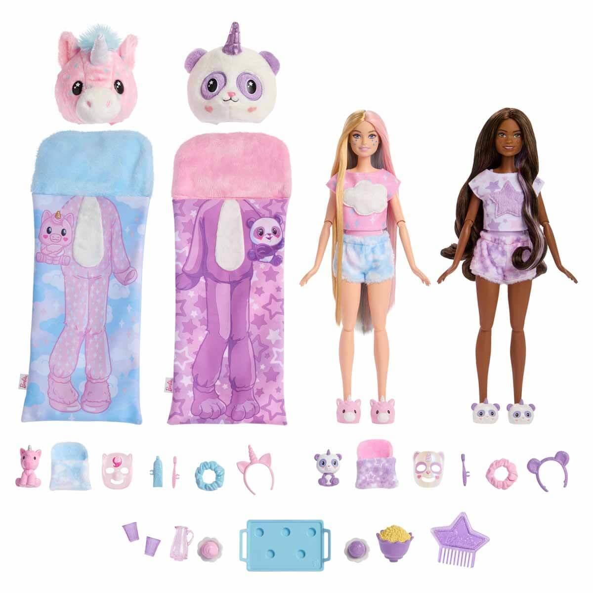 BARBIE CUTIE REVEAL PIJAMA PARTISI OYUN SETI HRY15 Diğer HRY15