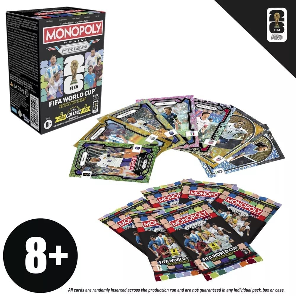 Monopoly Panini Prizm: Fifa Dünya Kupası Koleksiyon Kartları Genişletme Paketi Booster Box G2677 Monopoly G2677