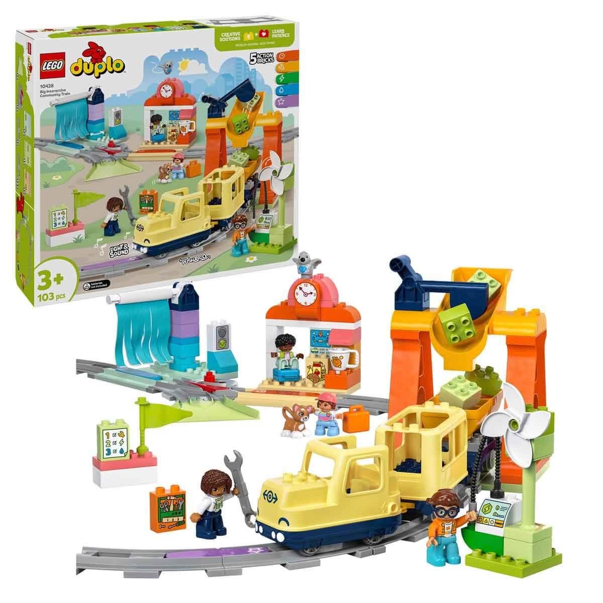 LEGO DUPLO TOWN BUYUK INTERAKTIF MAHALLE TRENI 10428 Diğer LED10428