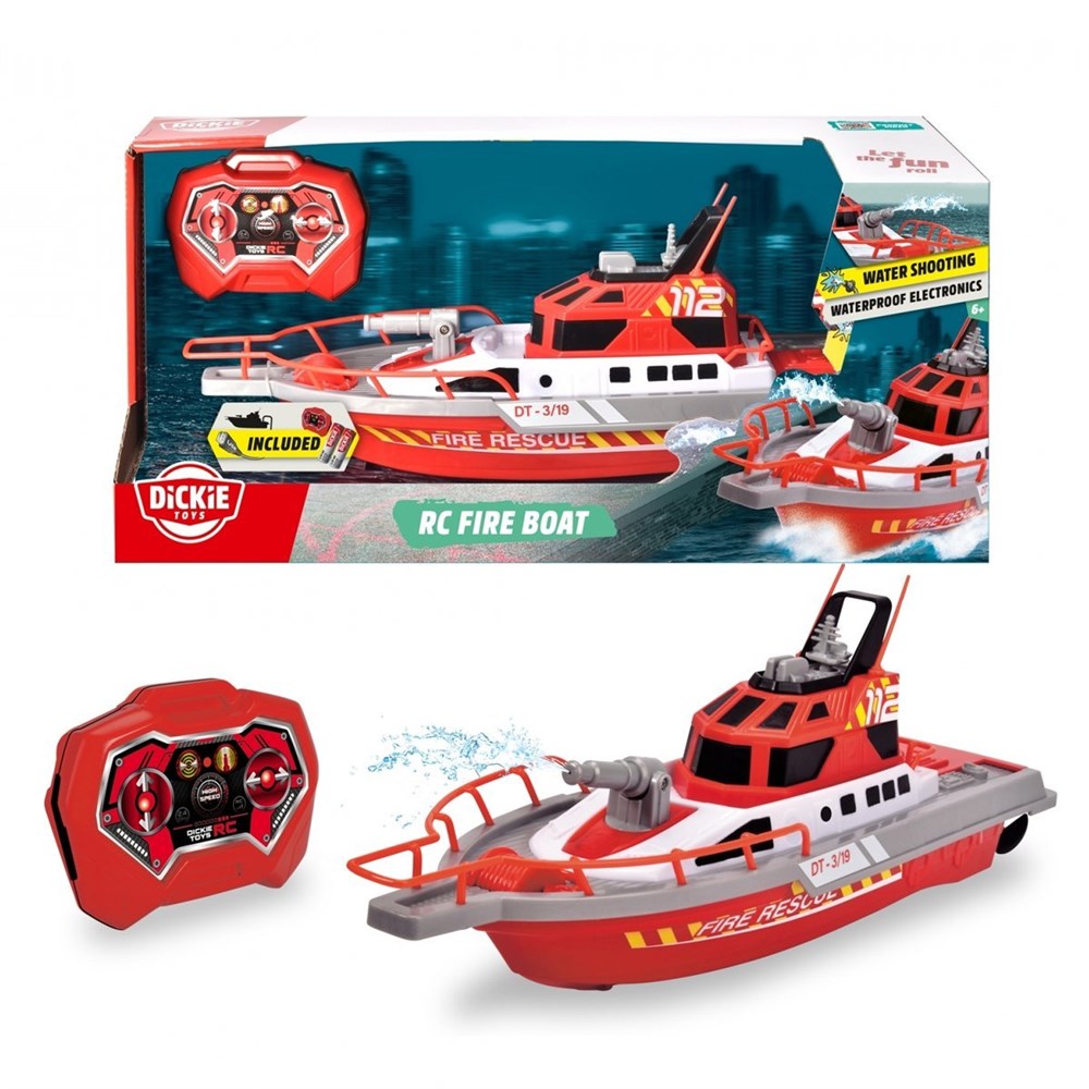 Dickie Uzaktan Kumandalı İtfaiye Gemisi 201107000 Dickie SMB 201107000
