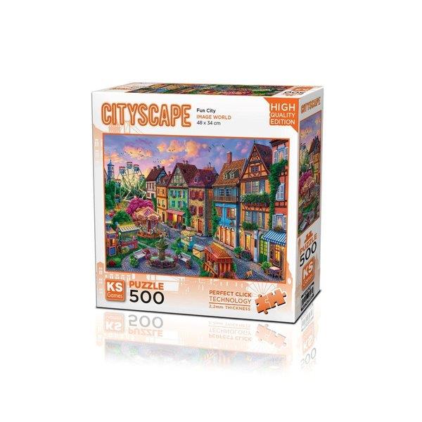 PUZZLE 500 FUN CITY Diğer 20047