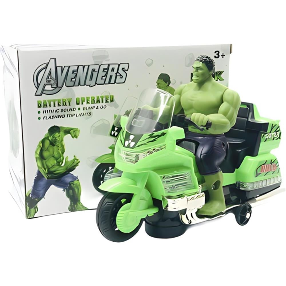 MOTORLU OYUNCAK HULK ISIKLI VE SESLI Diğer 3089B