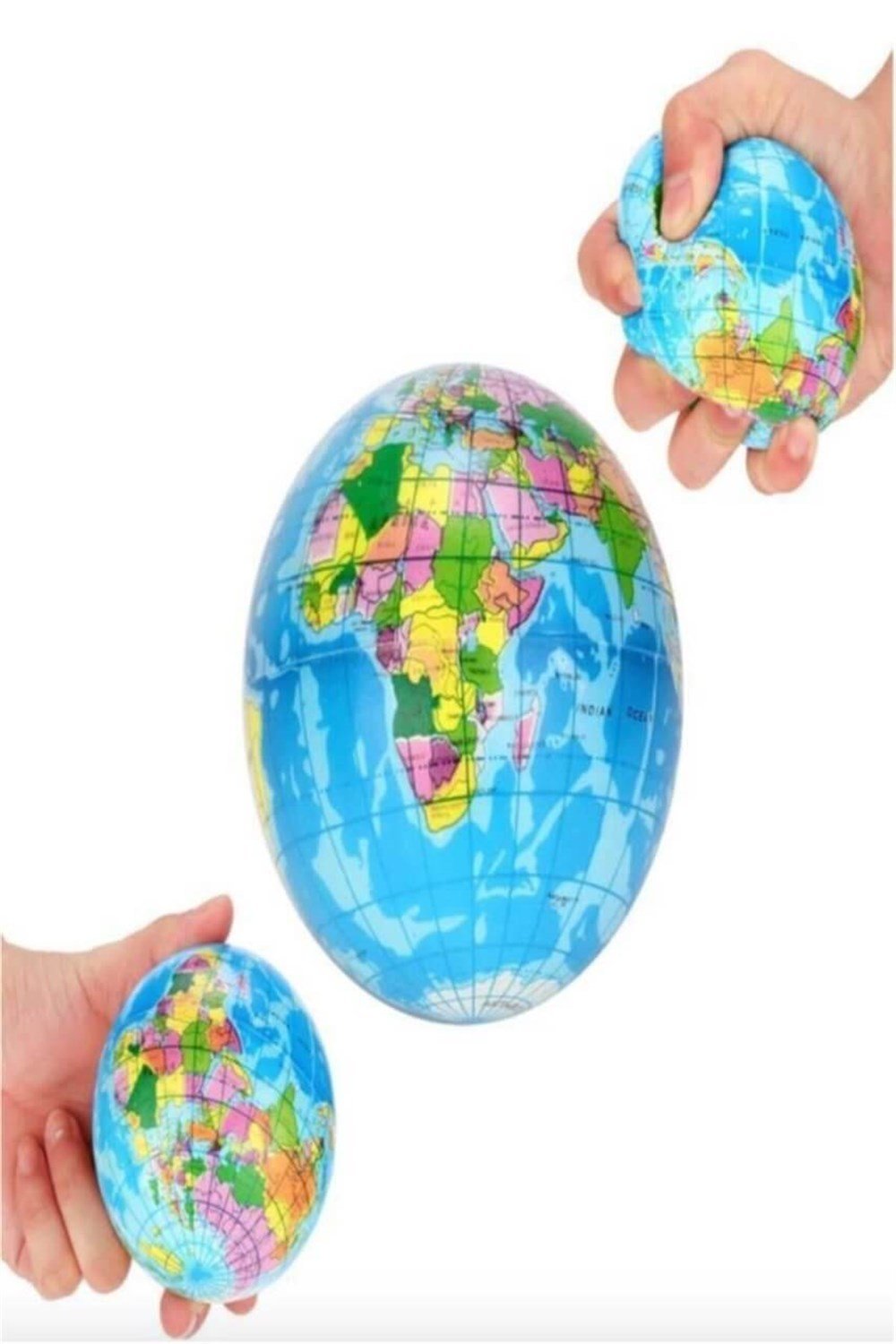 Stres Topu Küçük Dunyalı 6 cm Diğer ALM 3401