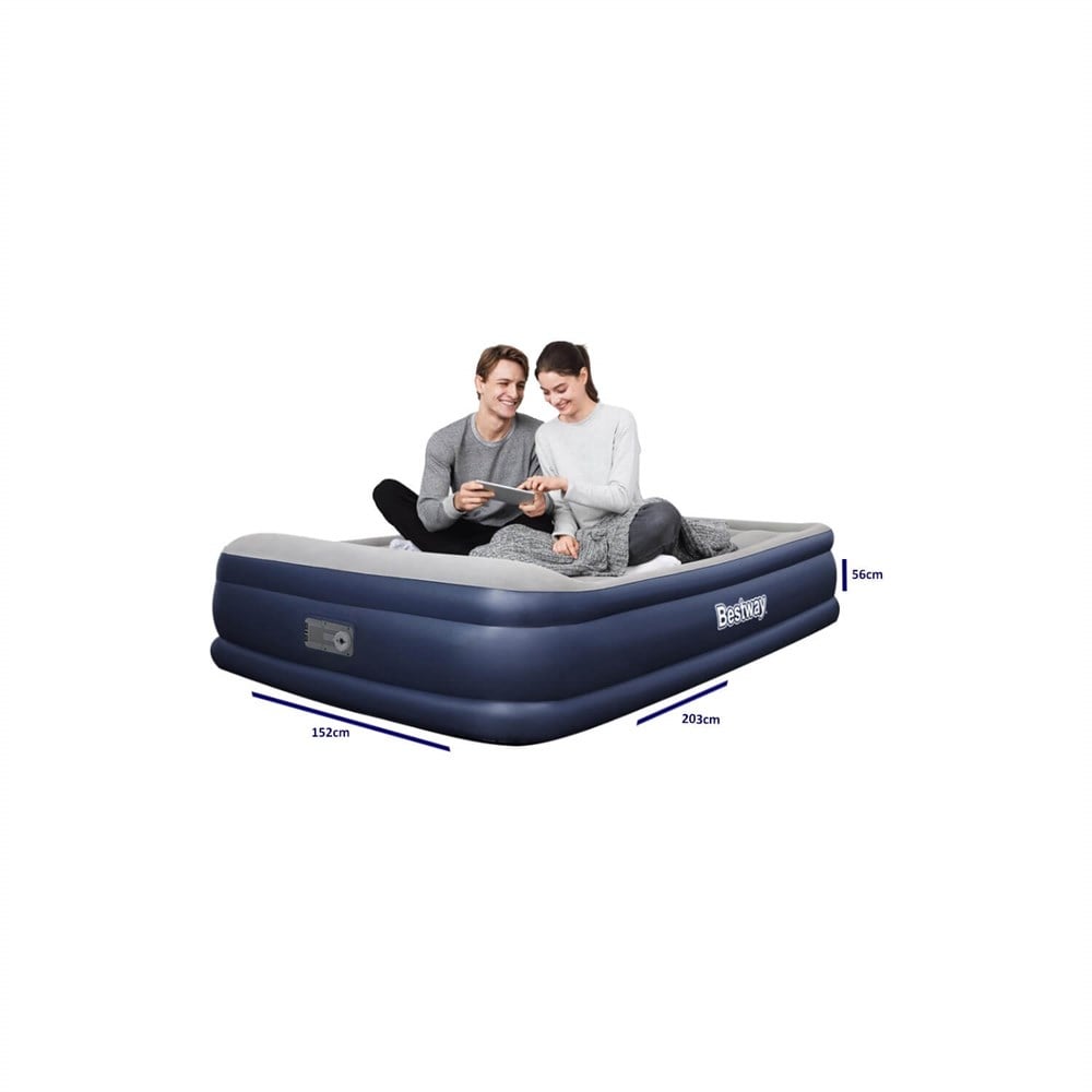 Bestway Çift Kişilik Dahili Pompalı 3 Katlı 46 cm Yatak Diğer BW 67630