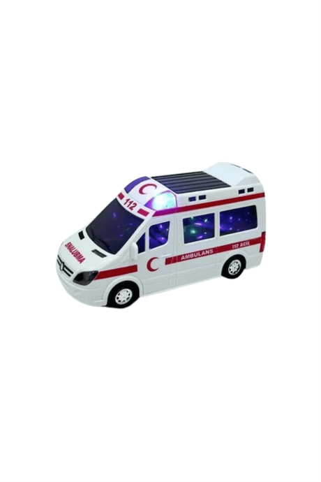 PILLI SESLI VE ISIKLI 3D AMBULANS Diğer CTOY 89 2689B