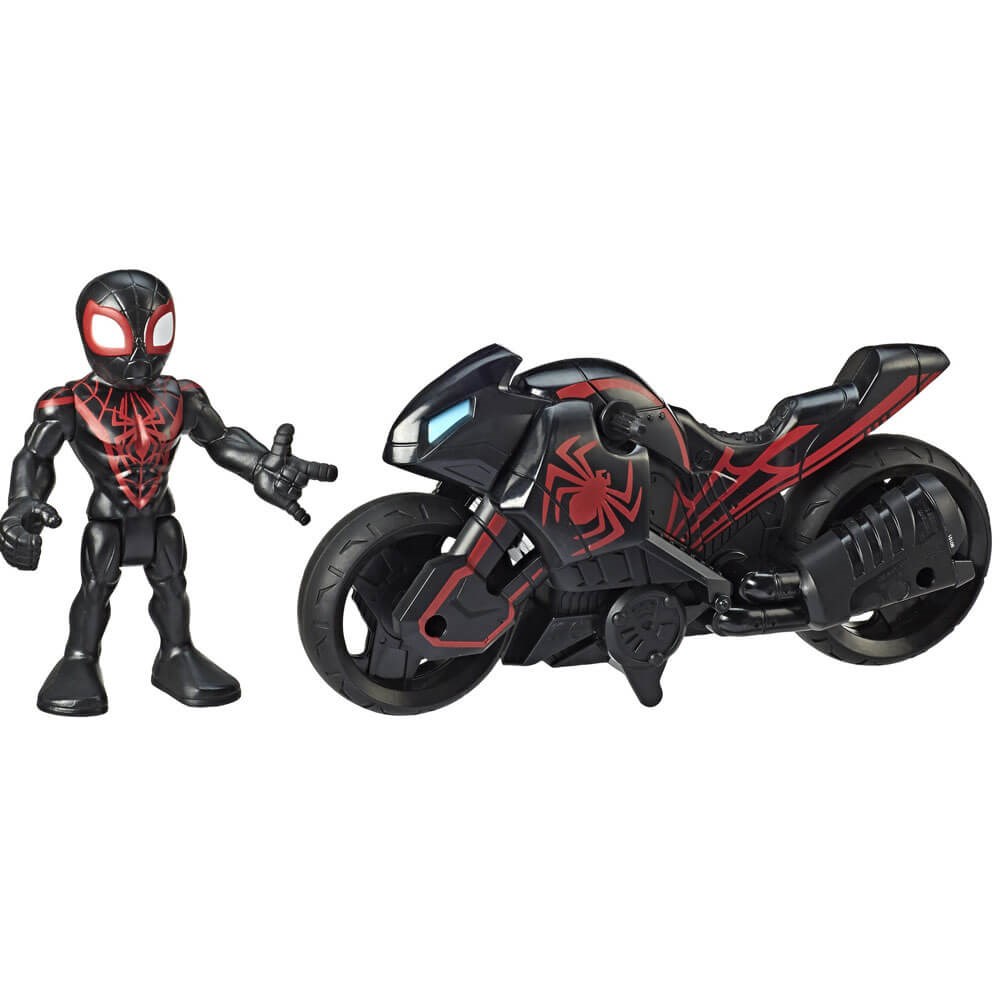 MARVEL SUPER HERO ADVENTURES MEGA FIGUR VE MOTOSIKLET KID ARACHNID E6225-E6261 Diğer E6261