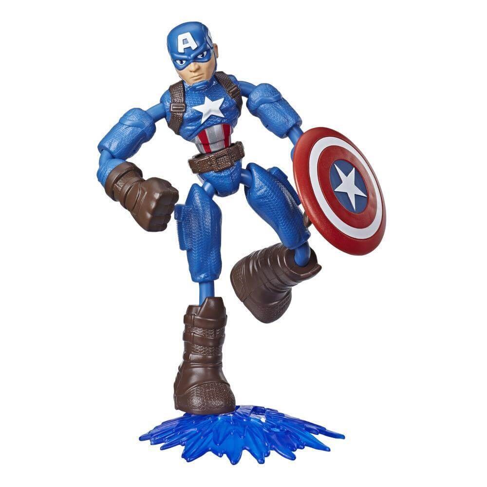 AVENGERS BEND FLEX FIGUR CAPTAIN AMERICA E7377-E7869 Diğer E7869
