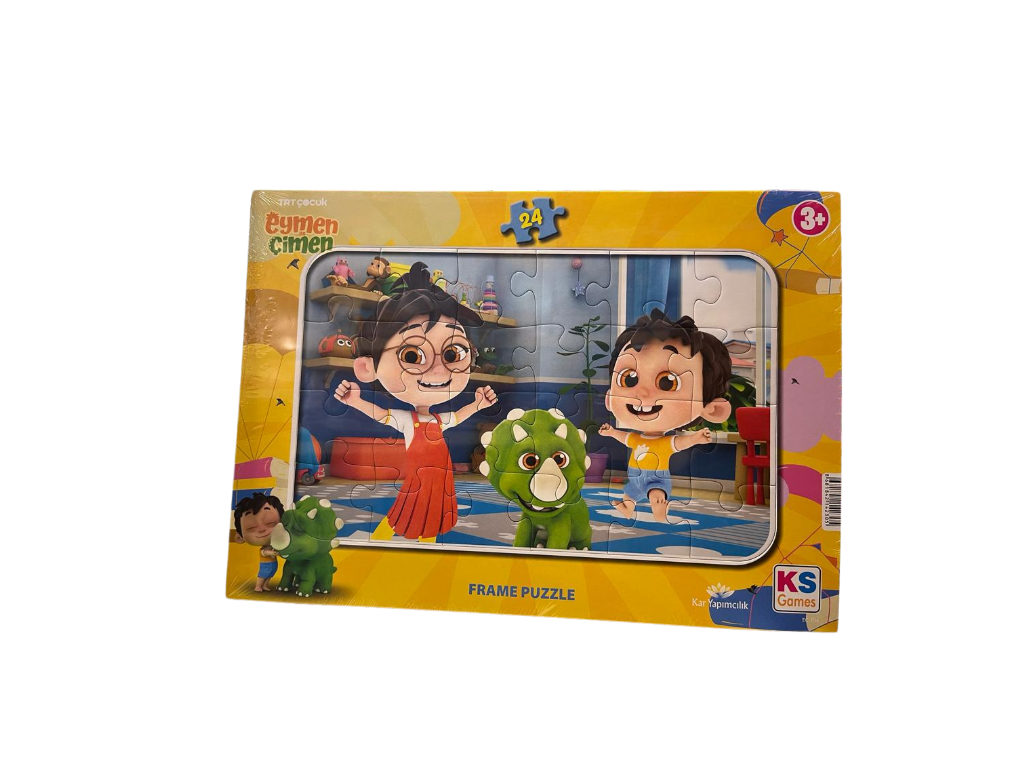 Eymen İle Çimen Frame Puzzle Diğer EC 704