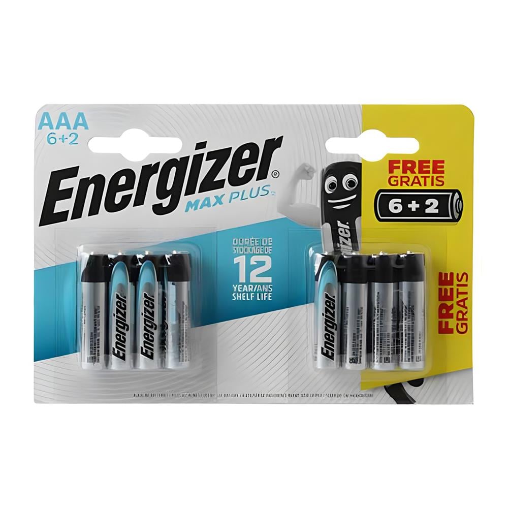 ENERGIZER MAX PLUS LR03 6+2 ALKALIN AAA PIL Diğer EN LR03 6
