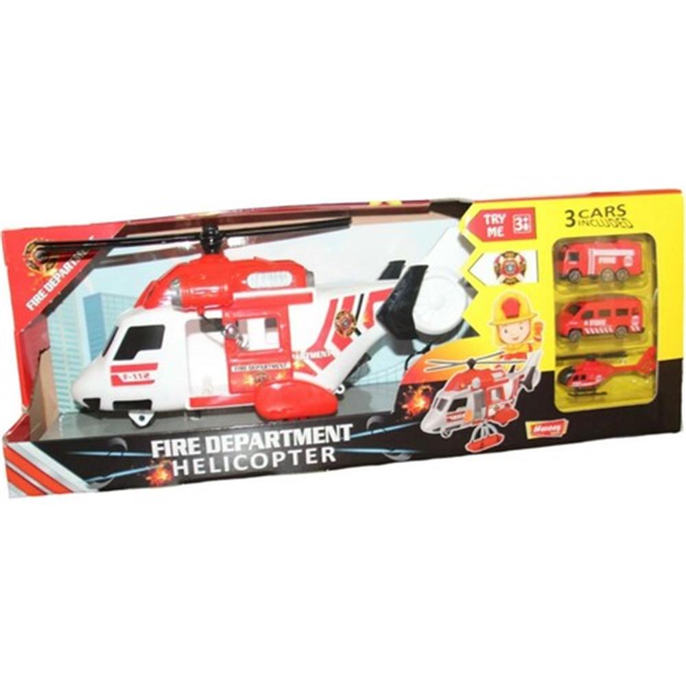 Heroes Toys Helikopter İtfaiye Seti Arabalı Diğer ERN 2005
