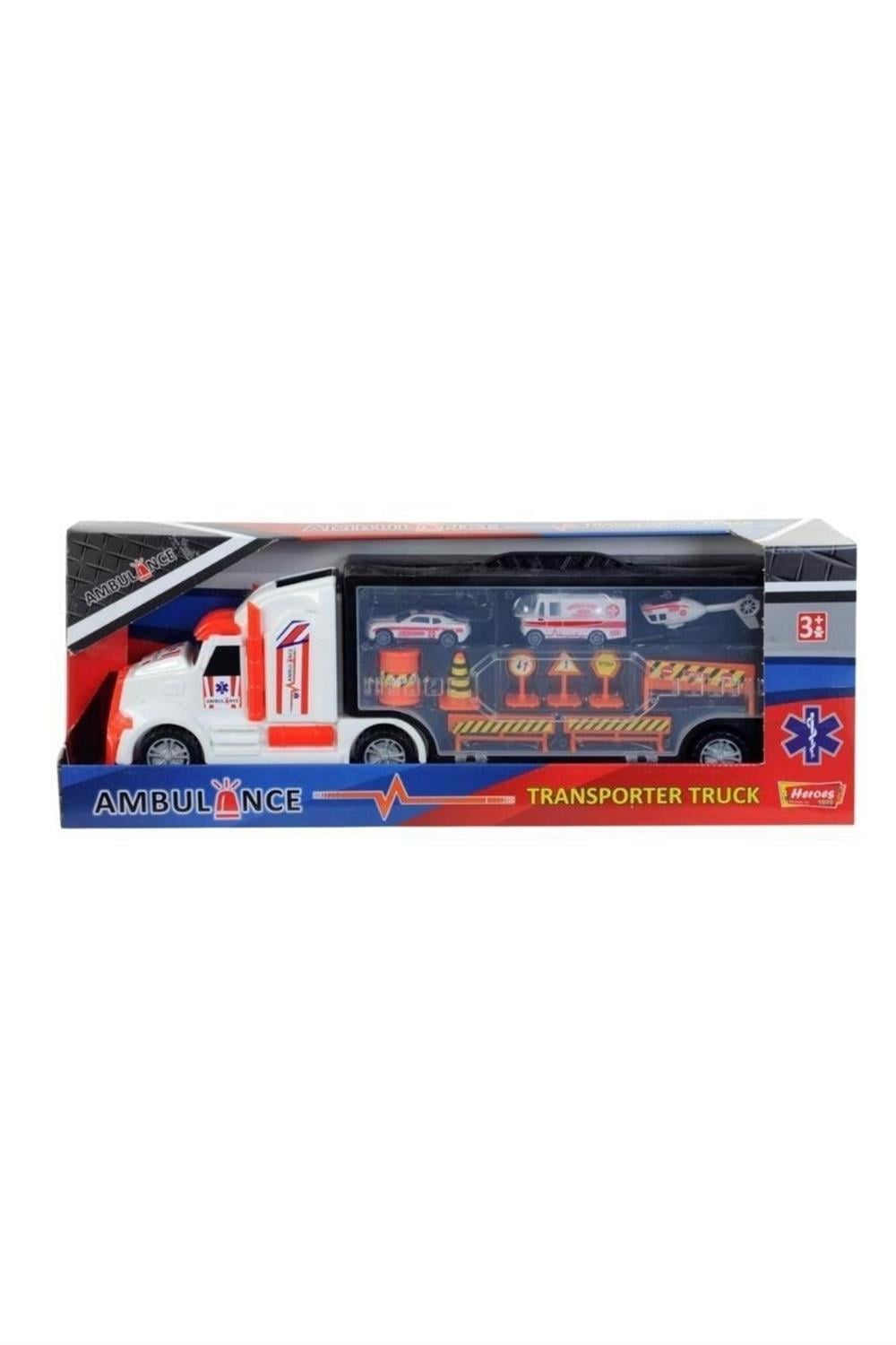 Heroes Toys Çantalı Ambulans Taşıyıcı Tır Seti Diğer ERN 877
