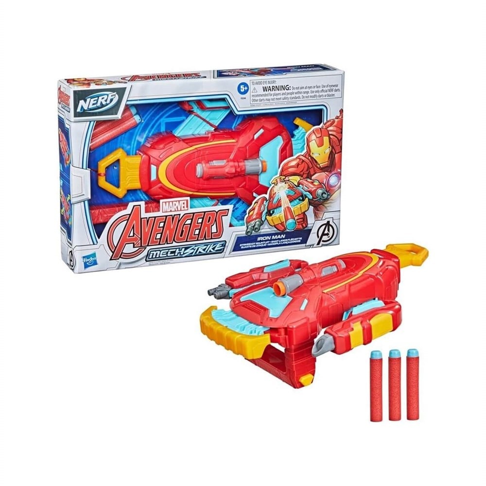 NERF AVENGERS IRON MAN MECH STRIKESHOT GAUNTLET F0266 Diğer F0266