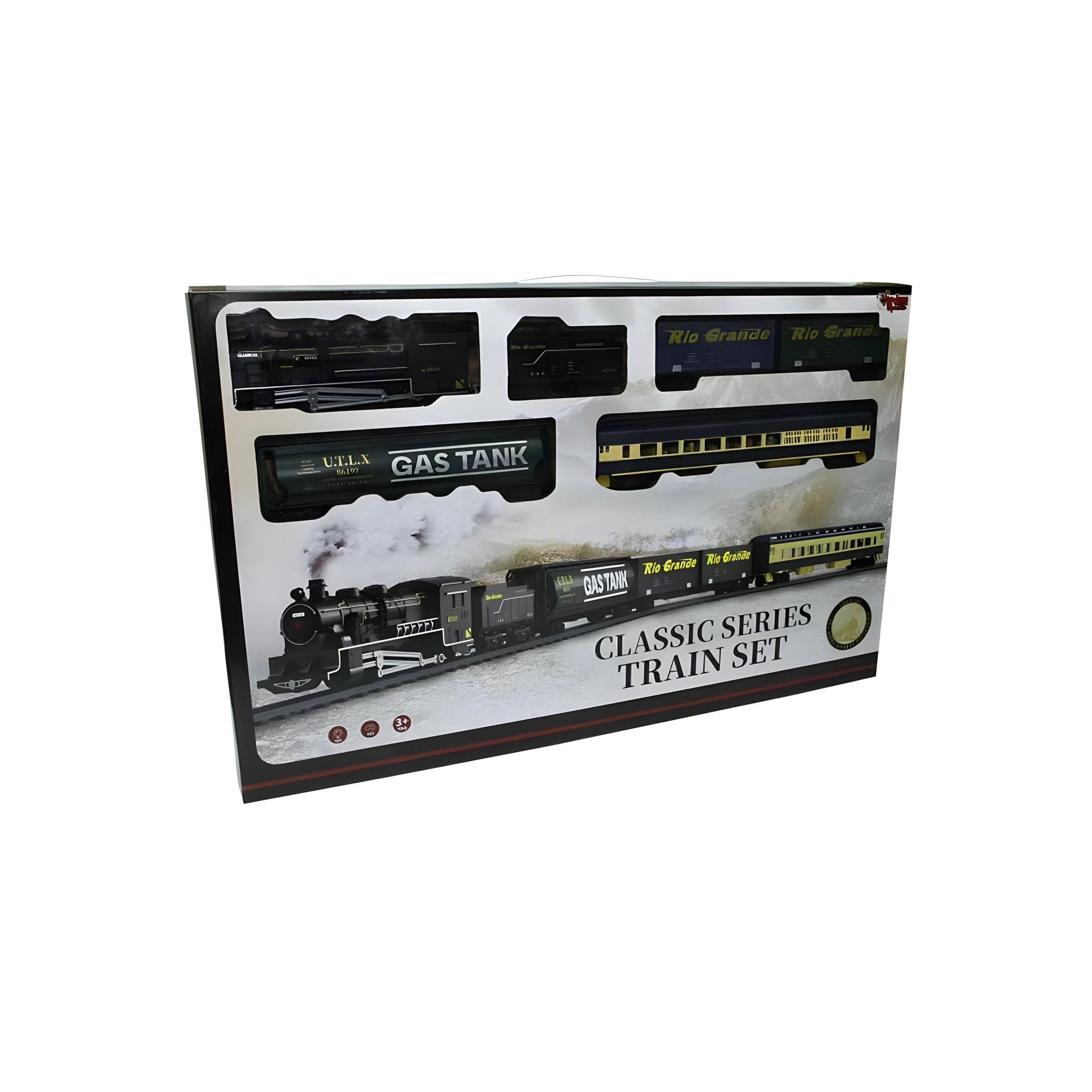 ISIKLI VE SESLI33 PARCA CLASSIC BUYUK TREN SET Diğer FF 1601C