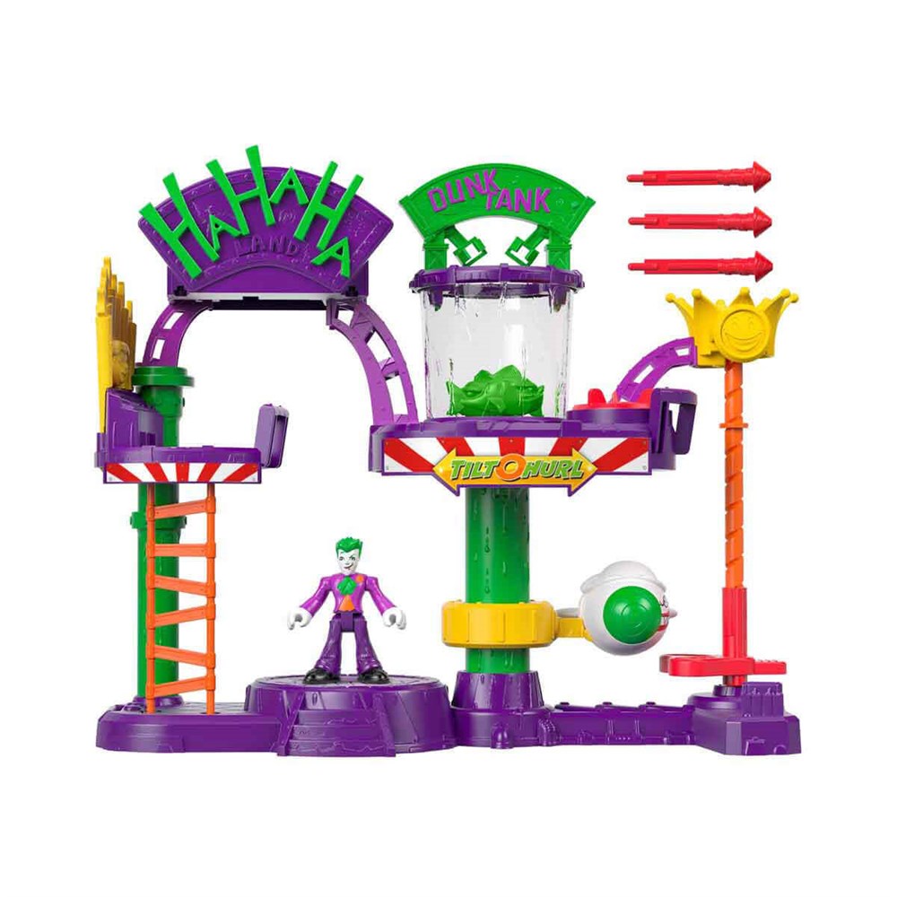 IMAGINEXT DC SUPER FRIENDS JOKER KAHKAHA FABRIKASI OYUN SETI GBL26 Diğer GBL26