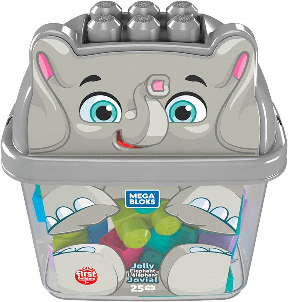 MEGA BLOKS SEVIMLI HAYVANLAR BLOK KUTUSU GRI FIL GCT46-GFX30 Diğer GFX30