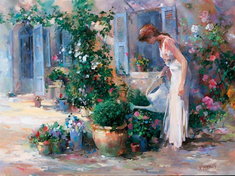 ART PUZZLE 1500 PARCA BAHCEDEKI KADIN 3 Diğer HD 4603