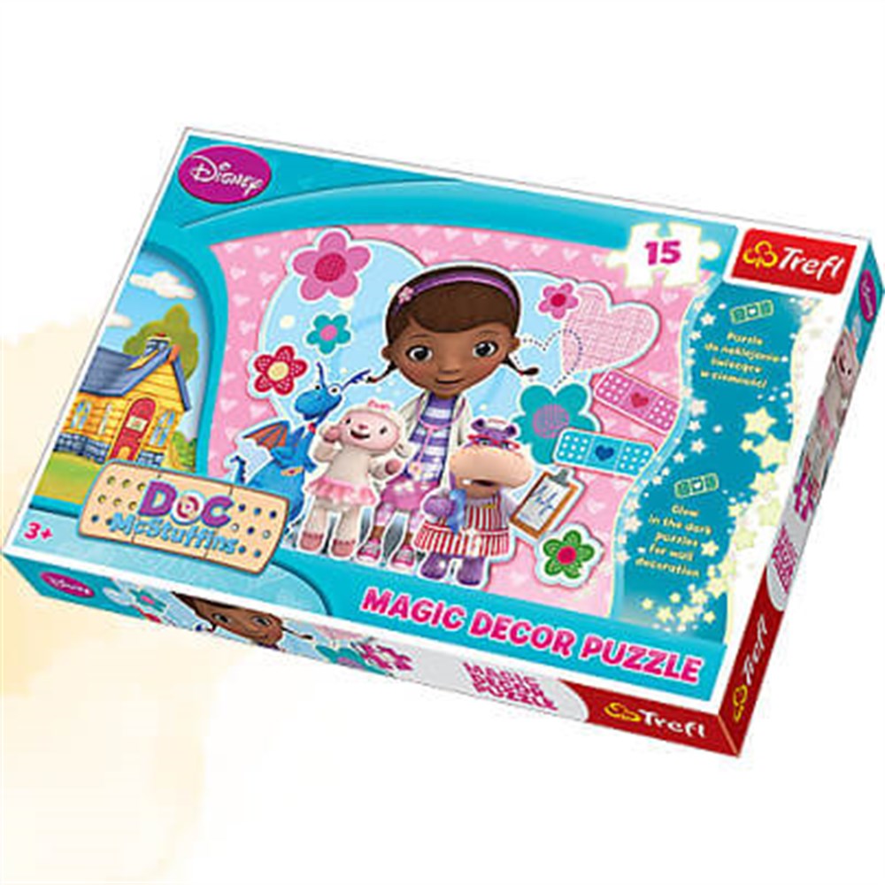 TREFL 15 PARCA SIHIRLI DEKOR PUZZLE DOC MC STUFFINS Diğer HD14601