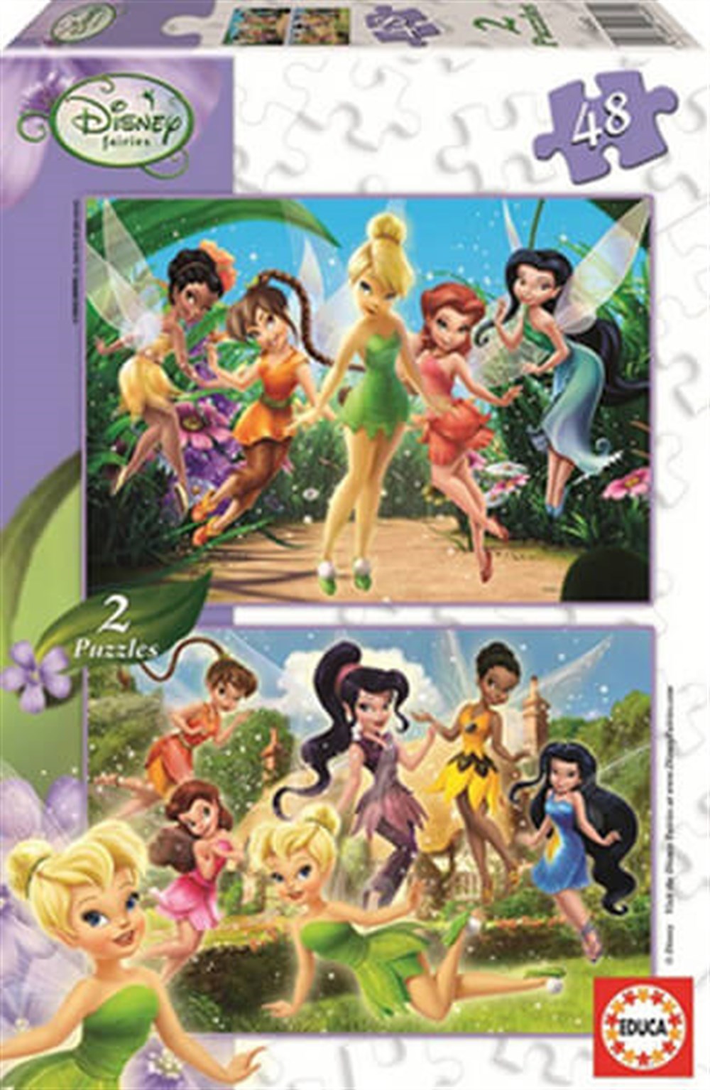 Educa Fairies 2'li 48 Parça Puzzle Diğer HD14660