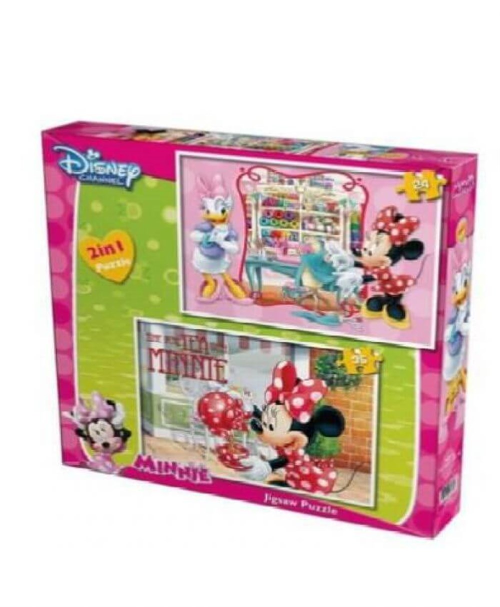 Trefl 2 in 1 24 VE 35 Parça Çocuk Puzzle Minnie Diğer HD4173