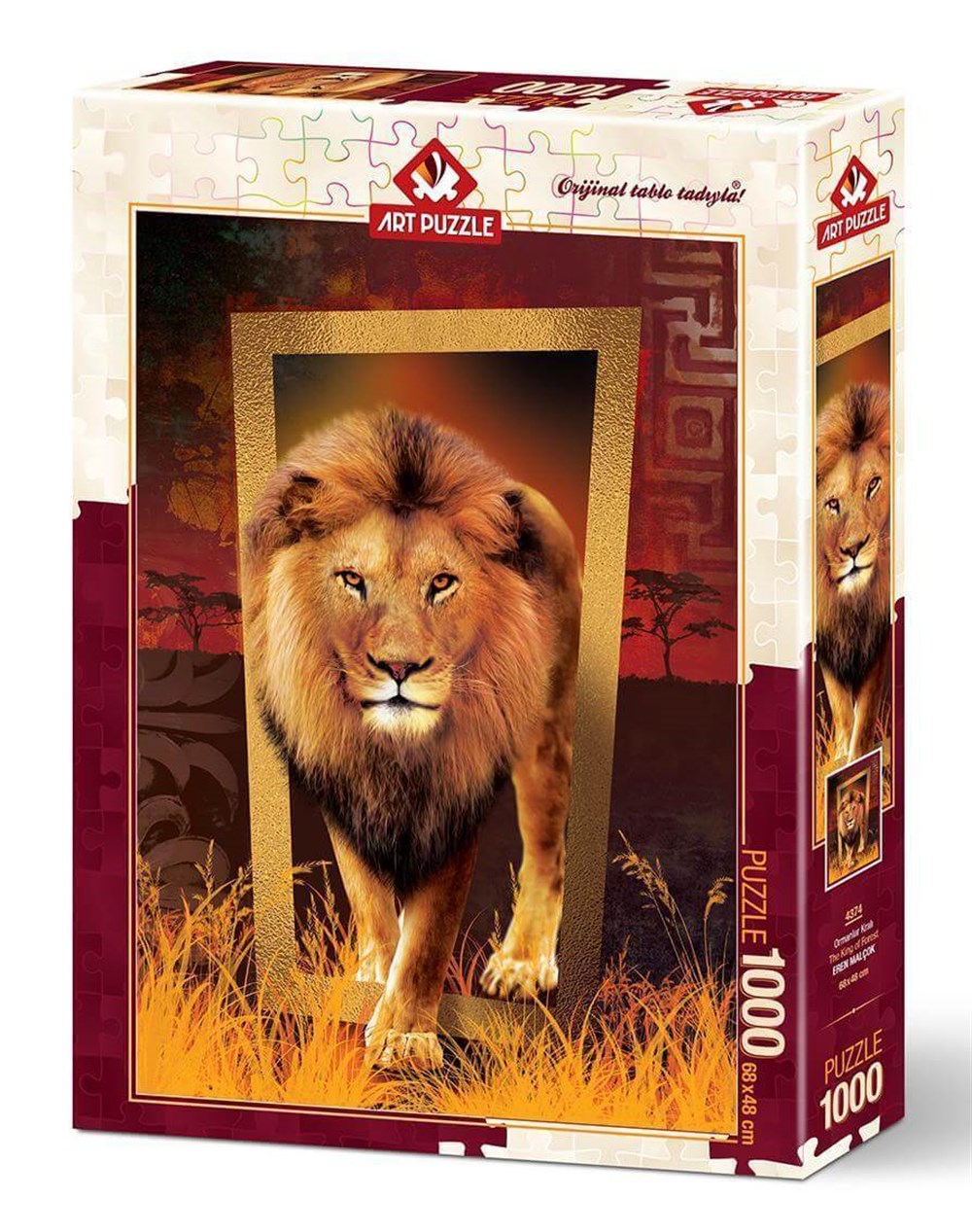 ART PUZZLE ORMANLAR KRALI 1000 PARCA PUZZLE Diğer HD4374