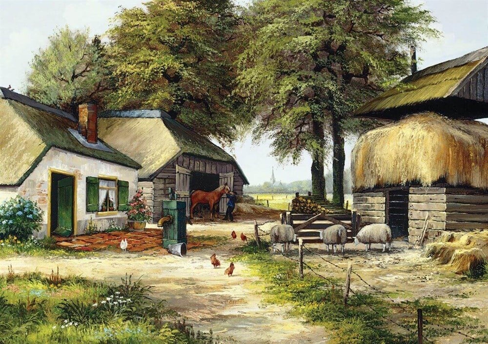 Art Puzzle 1000 Parça Çiftlik Evi Diğer HD5181