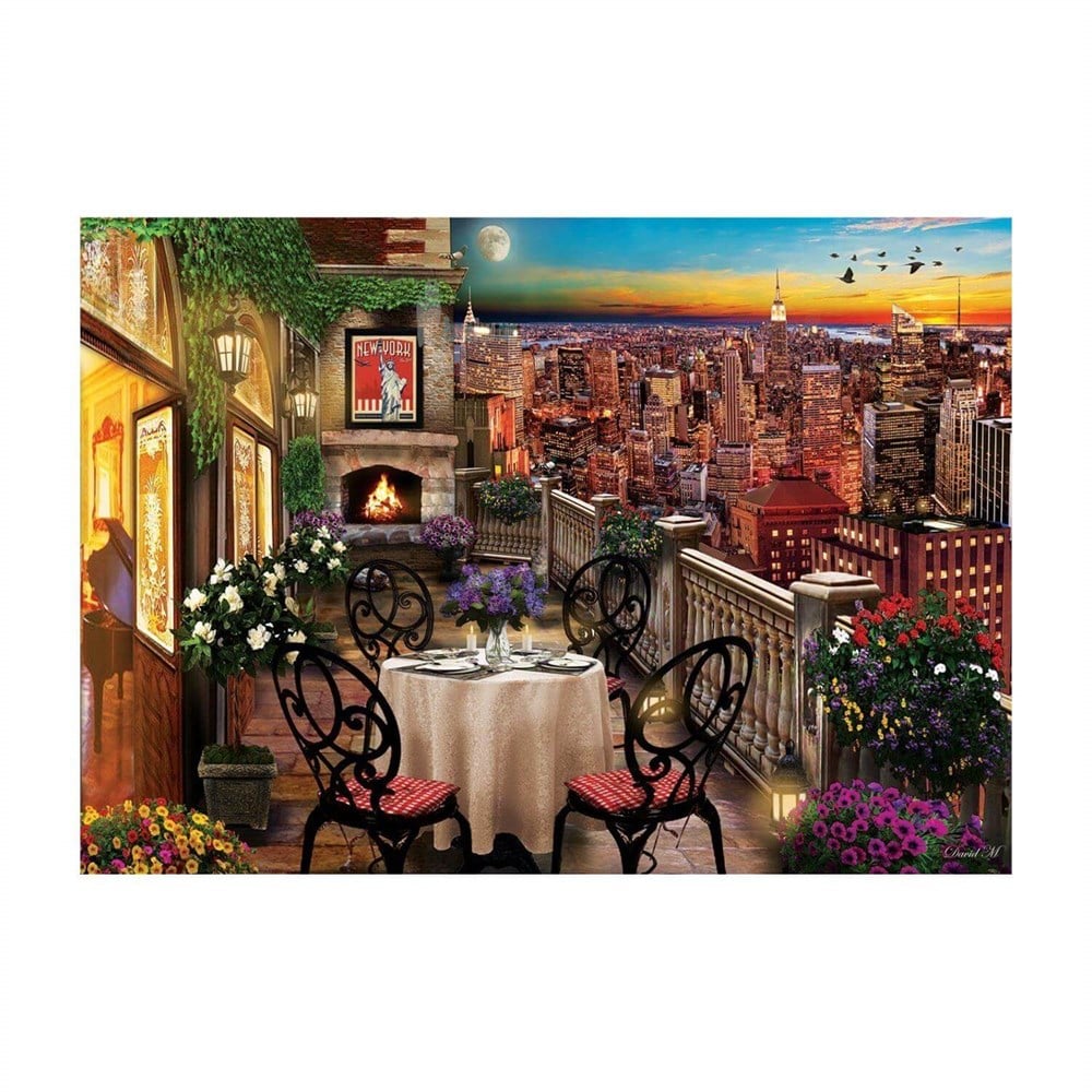 Art Puzzle 1000 Parça New Yorkta Akşam Yemeği Diğer HD5184