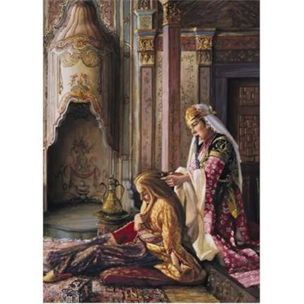 Art Puzzle 1000 Parça Saçını Ördüren Diğer HD61012